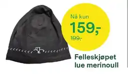Felleskjøpet Felleskjøpet lue merinoull tilbud