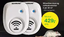 Felleskjøpet Silverline mus og rotteskremmer 2 pk 30 m² tilbud