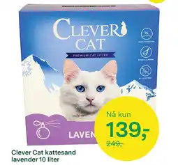 Felleskjøpet CLEVER CAT Kattesand lavender tilbud