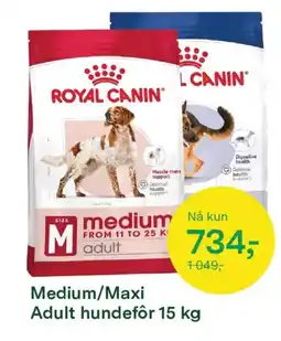 Felleskjøpet Medium/maxi adult hundefôr tilbud