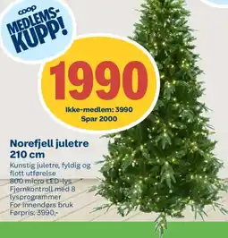 Coop Byggmix Norefjell juletre tilbud
