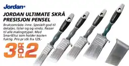 Coop Byggmix Jordan ultimate skrå presisjon pensel tilbud