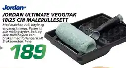 Coop Byggmix Jordan ultimate veggitak 18/25 cm malerullesett tilbud