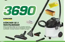 Coop Byggmix Kärcher SE 5 tekstilrenser tilbud