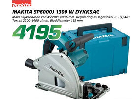 Coop Byggmix Makita SP6000J 1300 w dykksag tilbud