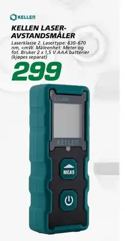 Coop Byggmix KELLEN Laser- avstandsmåler tilbud