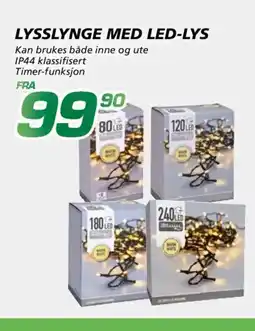 Coop Byggmix Lysslynge med led-lys tilbud