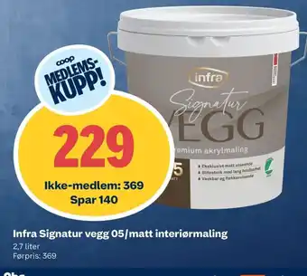 Infra Signatur vegg 05/matt interiørmaling