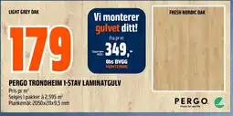 Coop Obs Pergo trondheim 1-stav laminatgulv tilbud