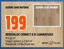 Coop Obs Berryalloc connect 8 XL laminatgulv tilbud