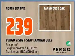 Coop Obs Pergo Visby 1-stav laminatgulv tilbud
