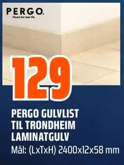 Coop Obs Pergo gulvlist til trondheim laminatgulv tilbud