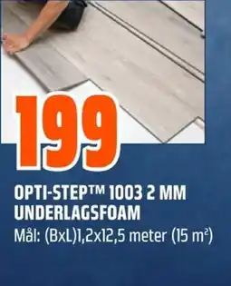 Coop Obs Opti-Step 1003 2 mm underlagsfoam tilbud