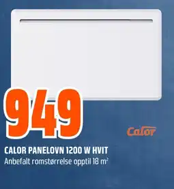 Coop Obs Calor panelovn 1200 W hvit tilbud
