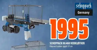 Coop Obs Scheppach HL460 vedkløyver tilbud