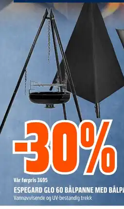 Coop Obs Espegard Glo 60 bålpanne med bålpannetrekk tilbud