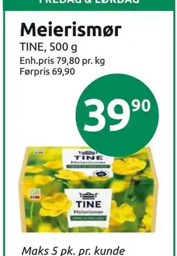 Joker Meierismør, NOK 39.9 tilbud