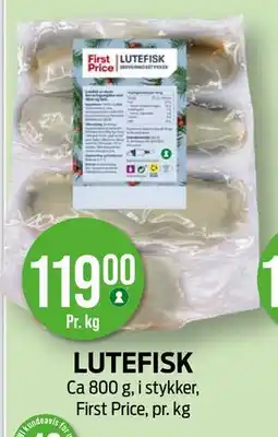 Kiwi LUTEFISK, NOK 119 tilbud