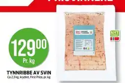 Kiwi TYNNRIBBE AV SVIN, NOK 129 tilbud