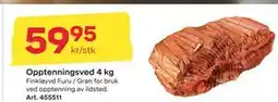 Byggmax Opptenningsved 4 kg, NOK 59.95 tilbud