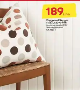 Byggmax Veggpanel Skygge 11x620x2390 mm, NOK 189 tilbud