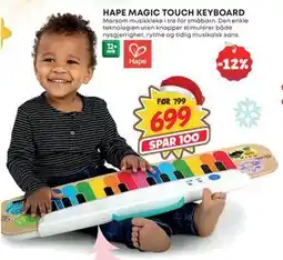 Extra Leker HAPE MAGIC TOUCH KEYBOARD, NOK 699 tilbud
