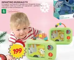 Extra Leker INFANTINO MUSIKALS TV, NOK 199 tilbud