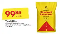 Byggmax Veisalt 25kg, NOK 99.85 tilbud
