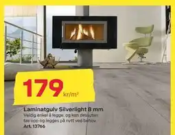 Byggmax Laminatgulv Silverlight 8 mm, NOK 179 tilbud
