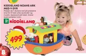 Extra Leker KIDDIELAND NOAHS ARK MED 9 DYR, NOK 499 tilbud