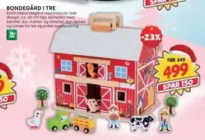 Extra Leker BONDEGÅRD I TRE, NOK 499 tilbud