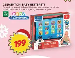 Extra Leker CLEMENTONI BABY NETTBRETT, NOK 199 tilbud
