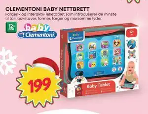 Extra Leker CLEMENTONI BABY NETTBRETT, NOK 199 tilbud