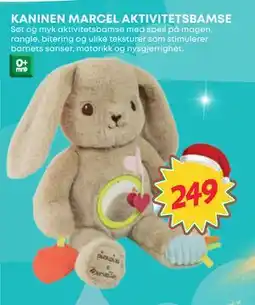 Extra Leker KANINEN MARCEL AKTIVITETSBAMSE, NOK 249 tilbud