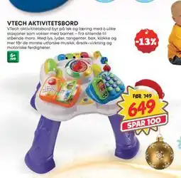 Extra Leker VTECH AKTIVITETSBORD, NOK 649 tilbud