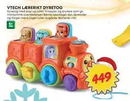 Extra Leker VTECH LÆRERIKT DYRETOG, NOK 449 tilbud