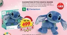 Extra Leker CLEMENTONI STITCH KRAVLE-BAMSE, NOK 499 tilbud