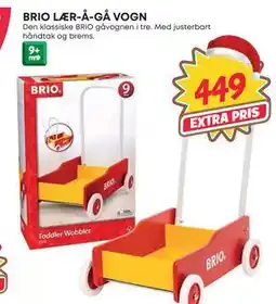 Extra Leker BRIO LÆR-Å-GÅ VOGN, NOK 449 tilbud
