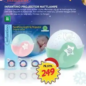 Extra Leker INFANTINO PROJECTOR NATTLAMPE, NOK 249 tilbud