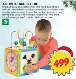 Extra Leker AKTIVITETSKUBE I TRE, NOK 499 tilbud