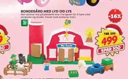 Extra Leker BONDEGÅRD MED LYD OG LYS, NOK 499 tilbud