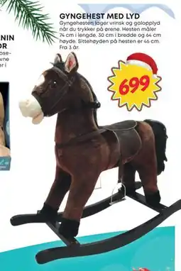 Extra Leker GYNGEHEST MED LYD, NOK 699 tilbud