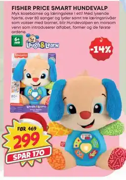 Extra Leker FISHER PRICE SMART HUNDEVALP, NOK 299 tilbud
