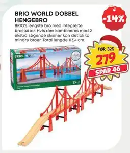 Extra Leker BRIO WORLD DOBBEL HENGEBRO, NOK 279 tilbud