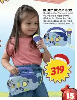 Extra Leker BLUEY BOOM BOX, NOK 319 tilbud
