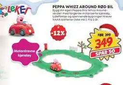 Extra Leker PEPPA WHIZZ AROUND RØD BIL, NOK 349 tilbud