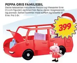 Extra Leker PEPPA GRIS FAMILIEBIL, NOK 399 tilbud