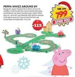 Extra Leker PEPPA WHIZZ AROUND BY, NOK 799 tilbud