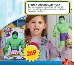Extra Leker SPIDEY SUPERSIZED HULK, NOK 269 tilbud