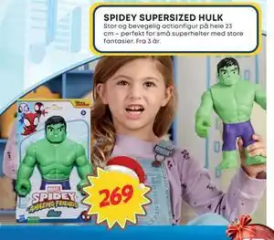 Extra Leker SPIDEY SUPERSIZED HULK, NOK 269 tilbud